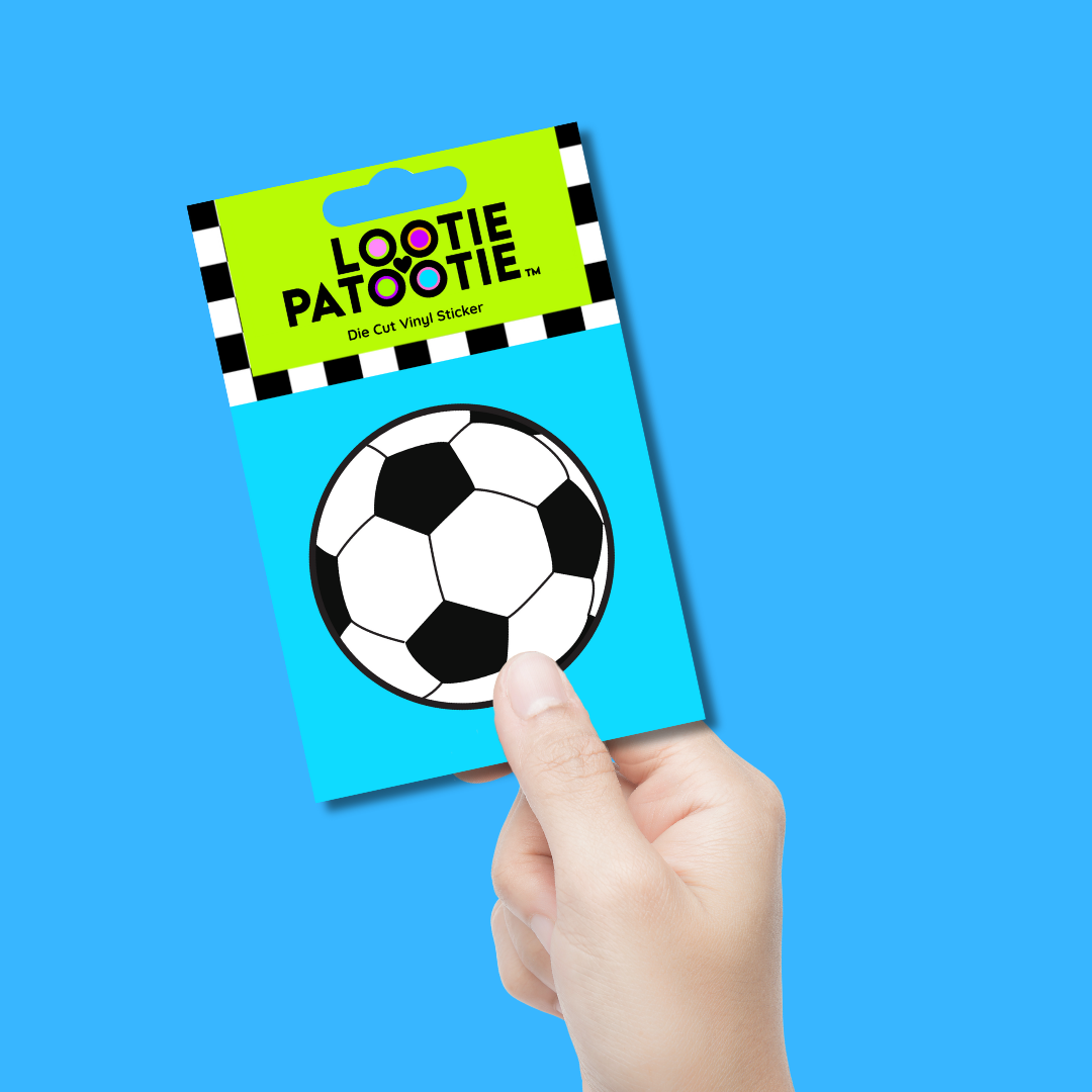 Autocollant ballon de foot