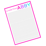 Papeterie personnalisée Abby