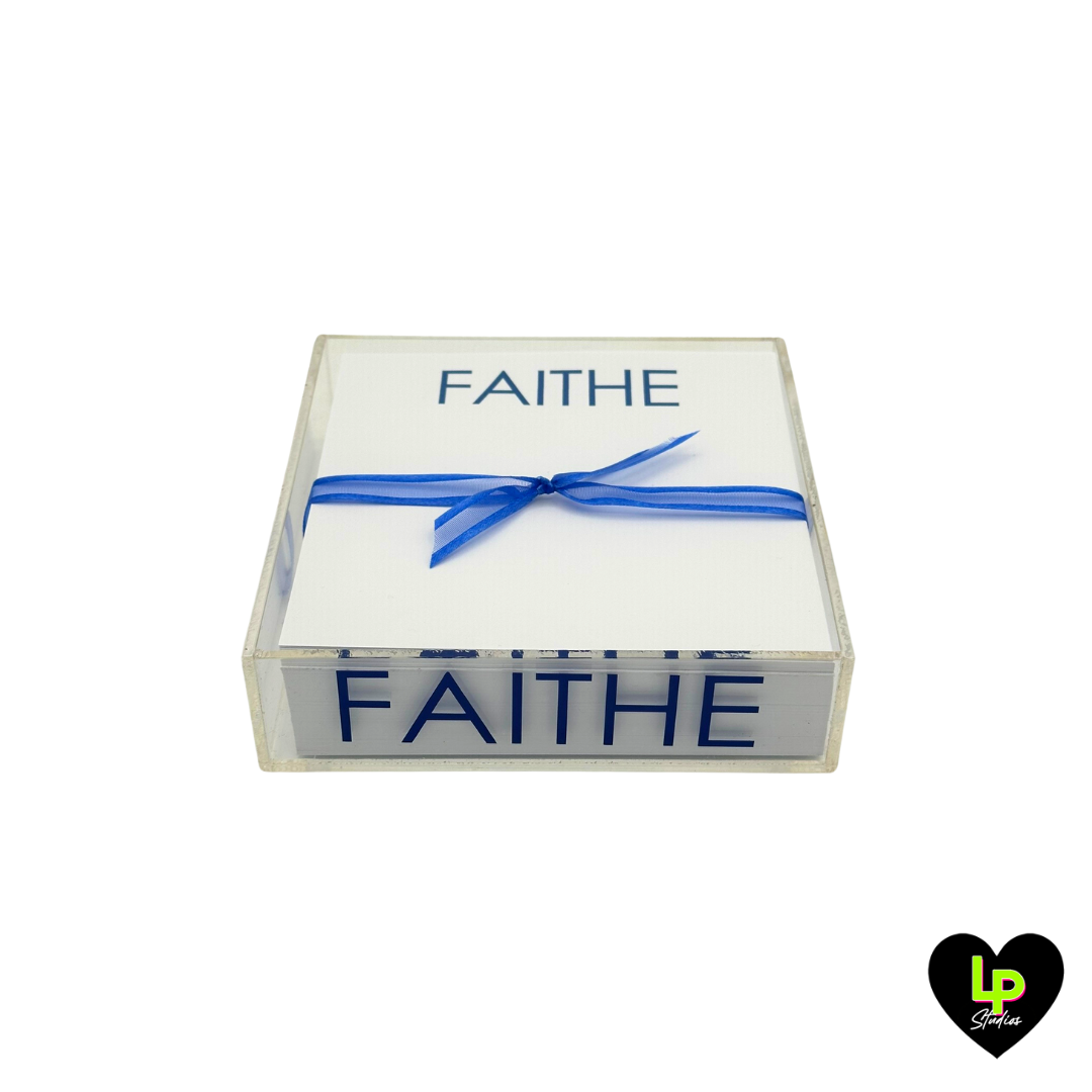 Acrylic Custom Stationary Set