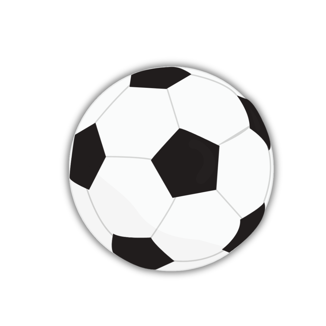 Autocollant ballon de foot
