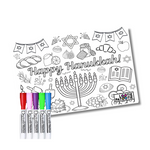 Hanukkah Wipeable Placemats