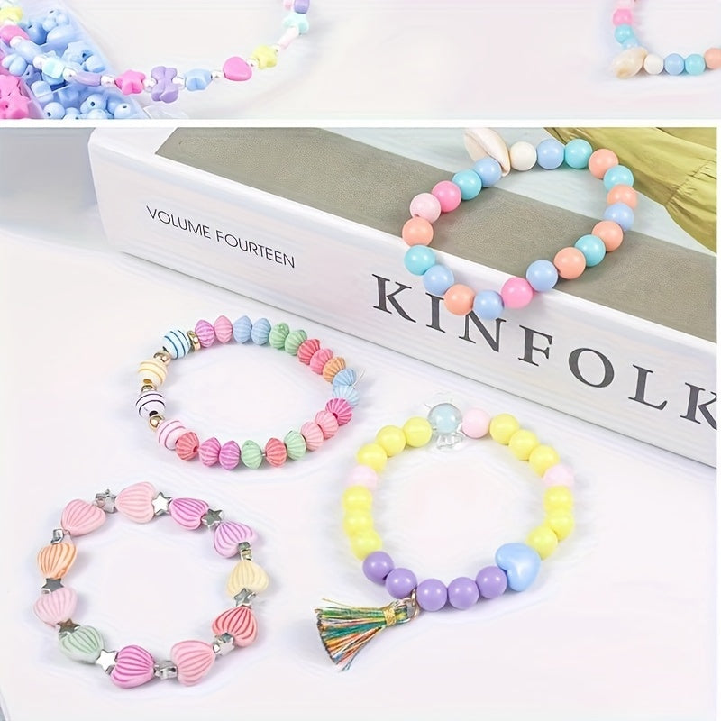 Perles en silicone couleur bonbon
