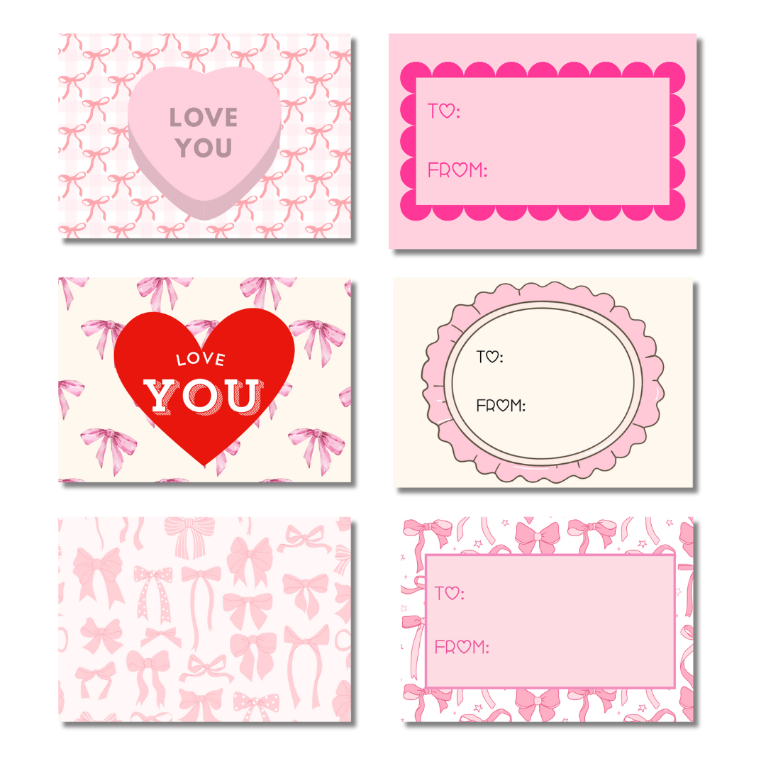 Packs Saint-Valentin avec un joli nœud