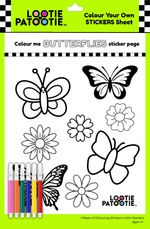 Autocollants Colore-moi Papillons