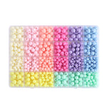 Perles en silicone couleur bonbon
