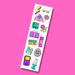 Bande de stickers rétro années 90