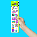 Bande de stickers rétro années 90