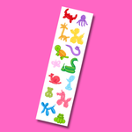 Bande d'autocollants Animaux en ballons