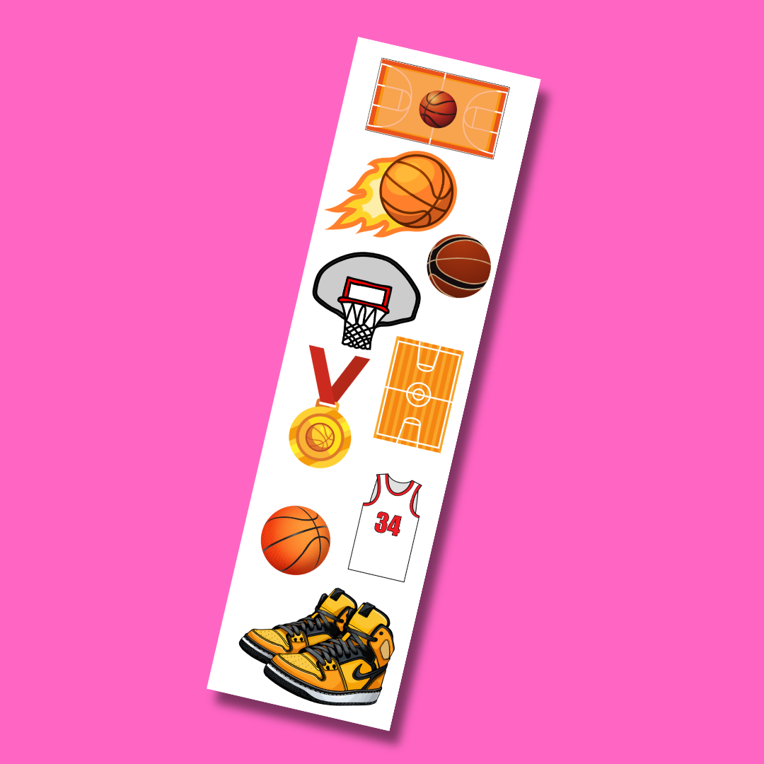 Bande d'autocollants de basketball