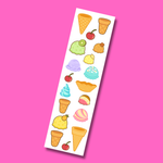 Bande de stickers « Crée ta glace »