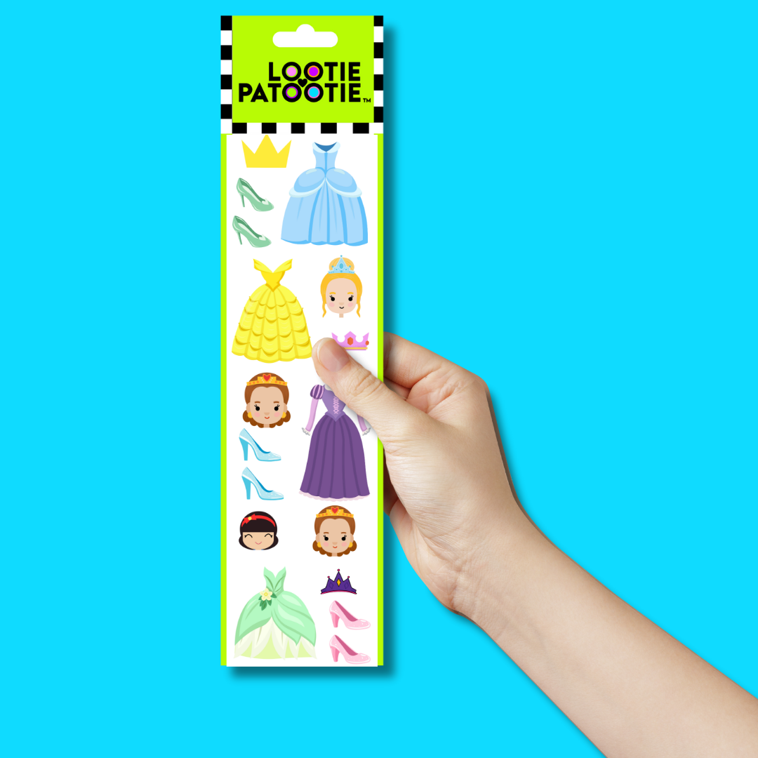 Bande de stickers « Crée ta princesse »