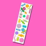 Bande de bonbons autocollants
