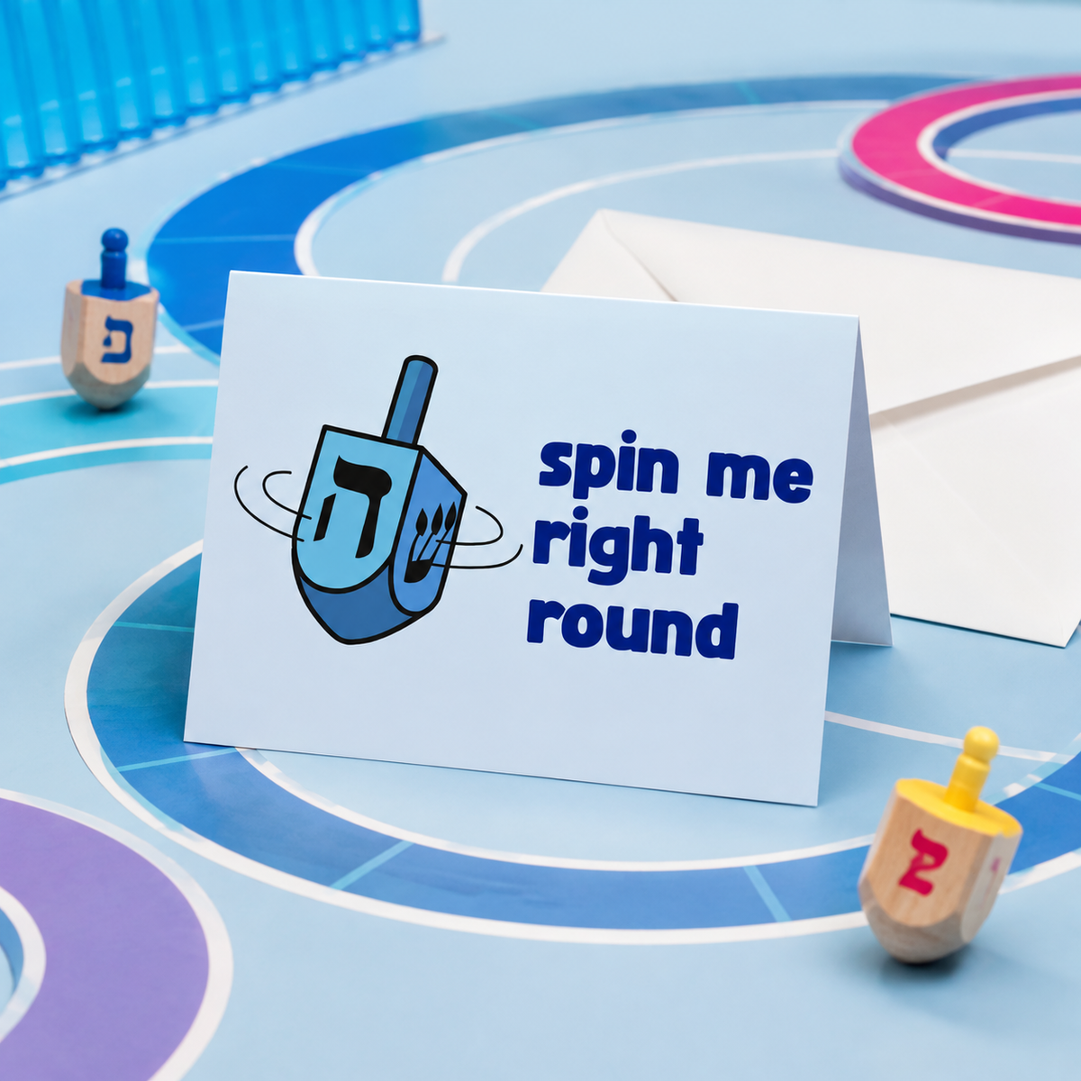 You Spin Me Note Card