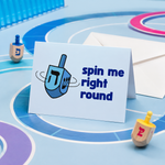 You Spin Me Note Card