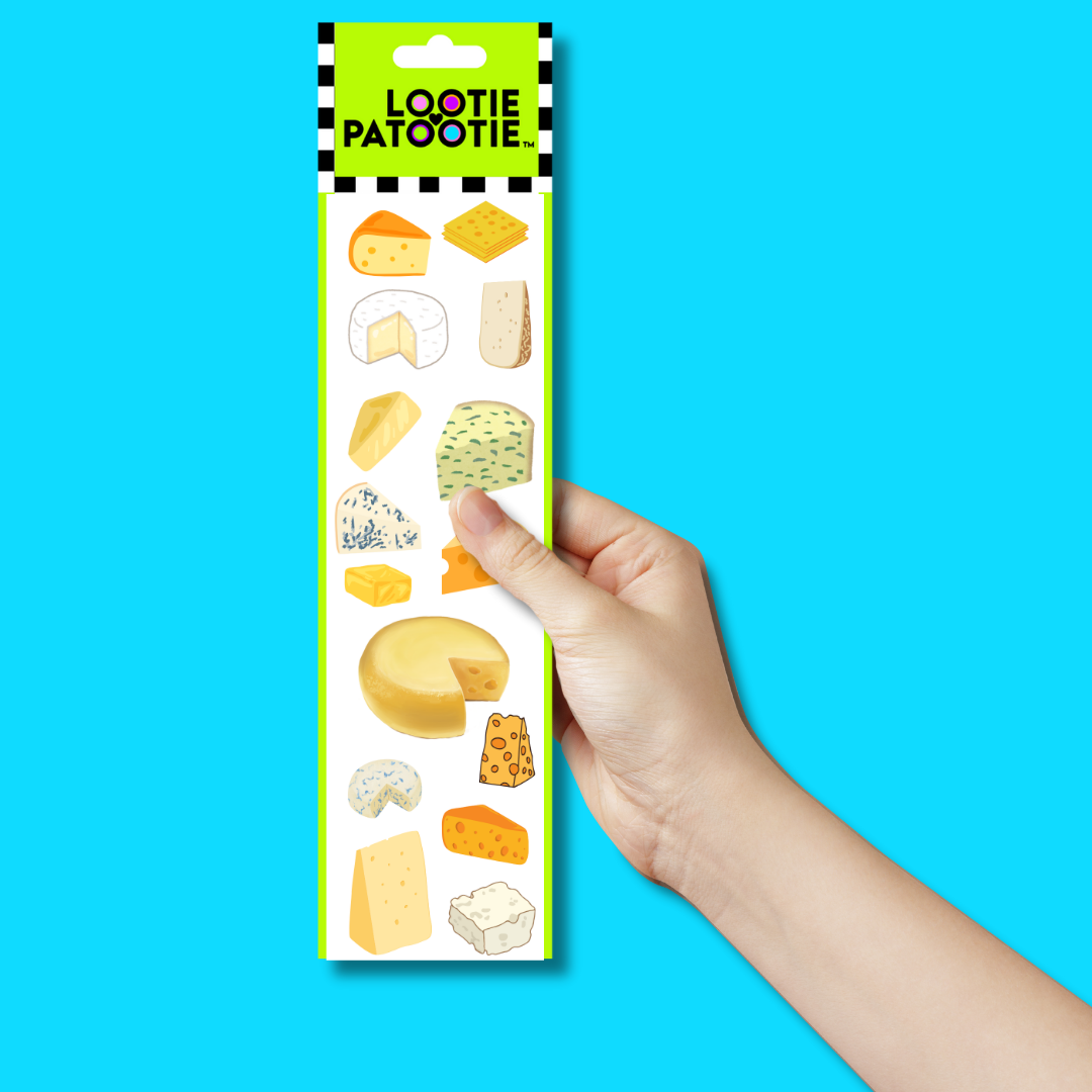 Bande d'autocollants Fromage
