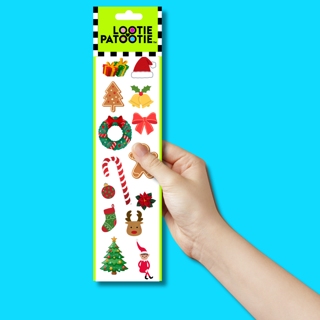 Bande d'autocollants de Noël