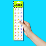 Bande de gommettes Alphabet perlé couleur