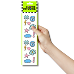 Bande de stickers d'exclamation