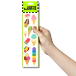 Bande de stickers friandises glacées
