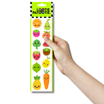 Bande de stickers Visages de fruits