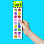 Bande d'autocollants « smiley »