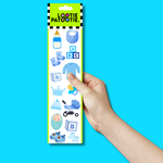 Bande de stickers « C'est un garçon »