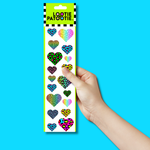 Bande de stickers Léopard Cœurs