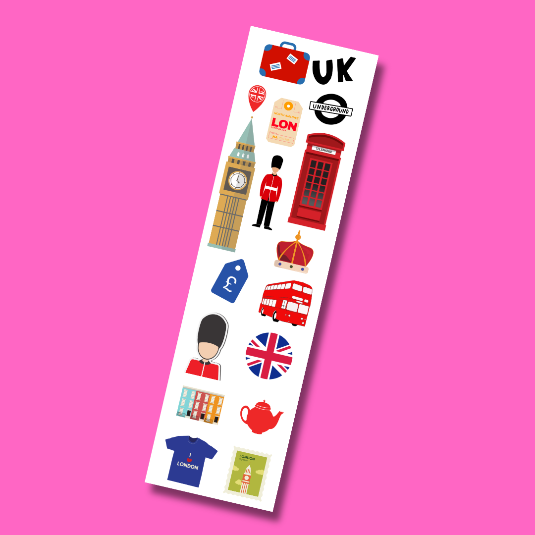 Bande d'autocollants London Calling