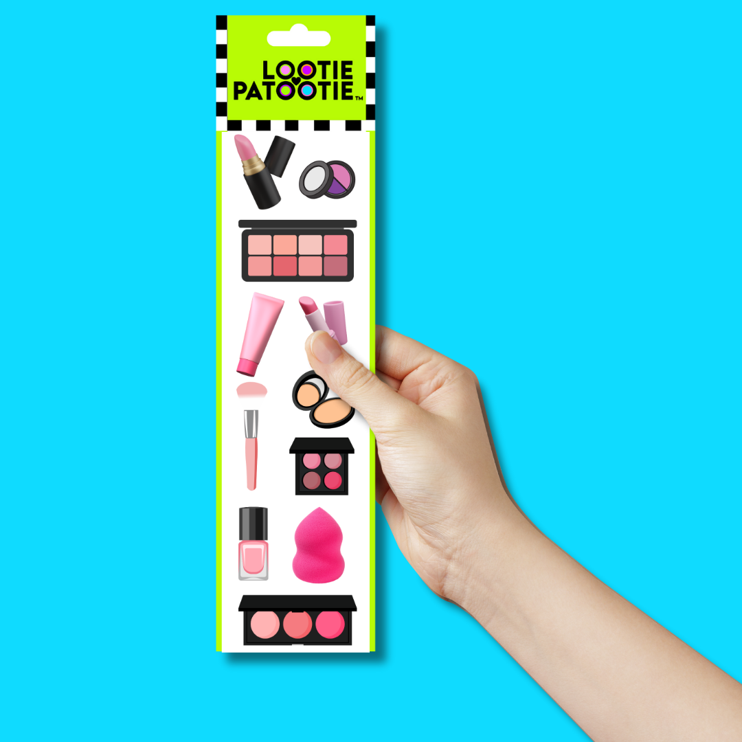 Bande de stickers maquillage