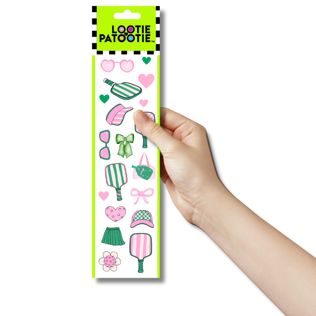Bande de stickers pickleball