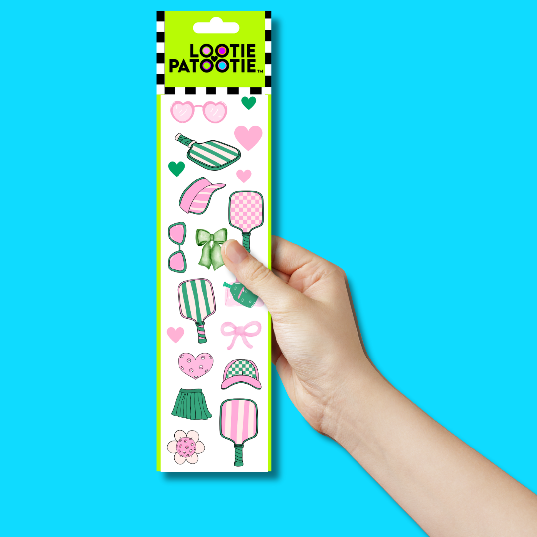 Bande de stickers pickleball