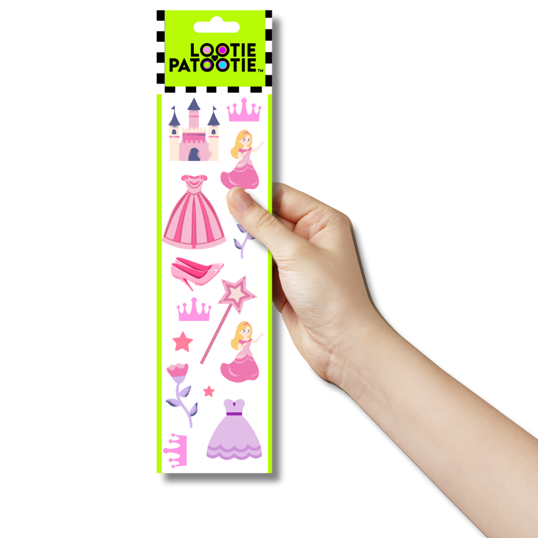 Bande d'autocollants Princesse