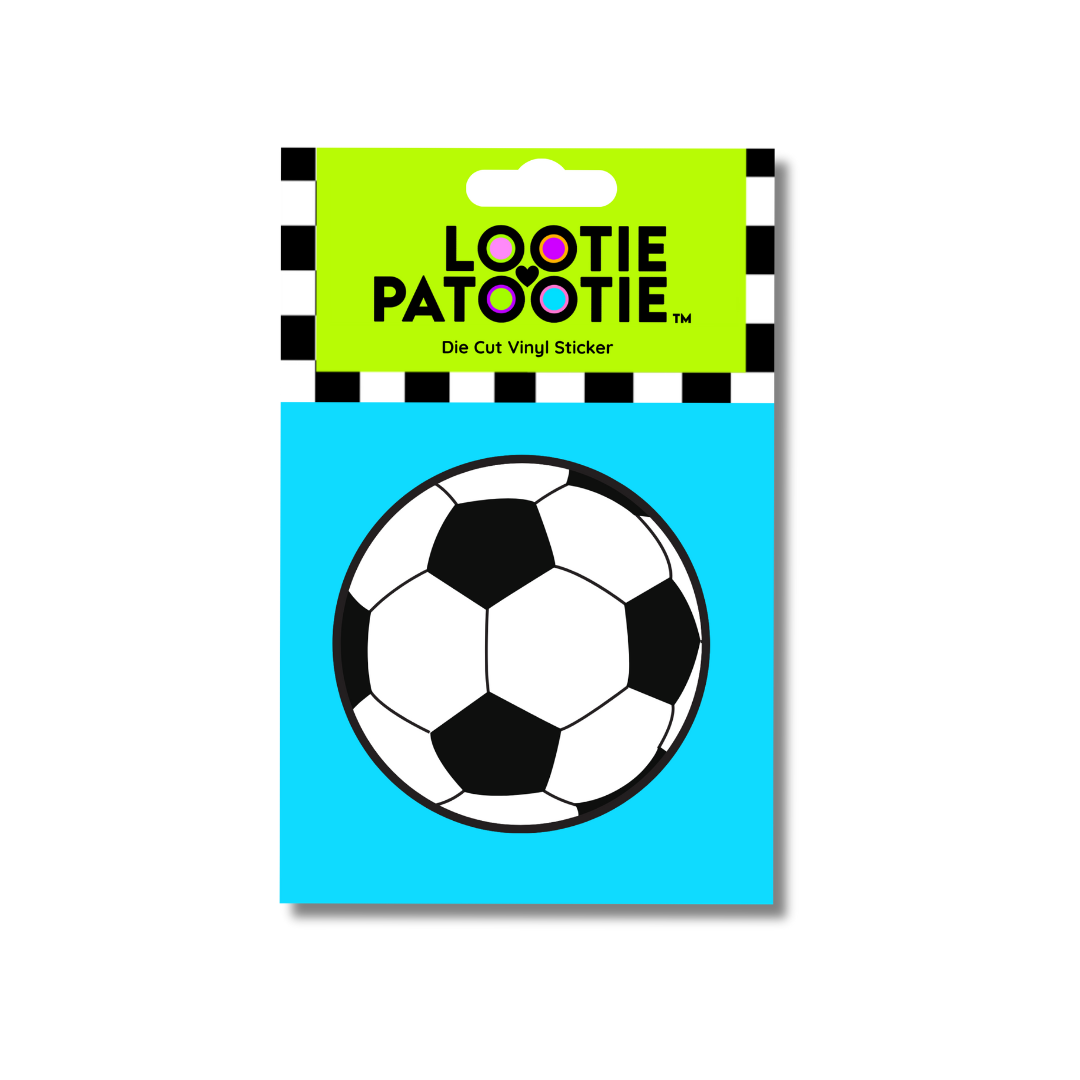 Autocollant ballon de foot