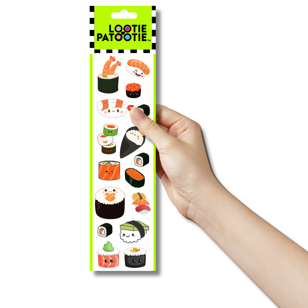 Bande de stickers sushis