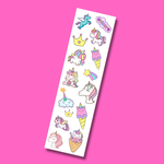 Bande de stickers Licornes