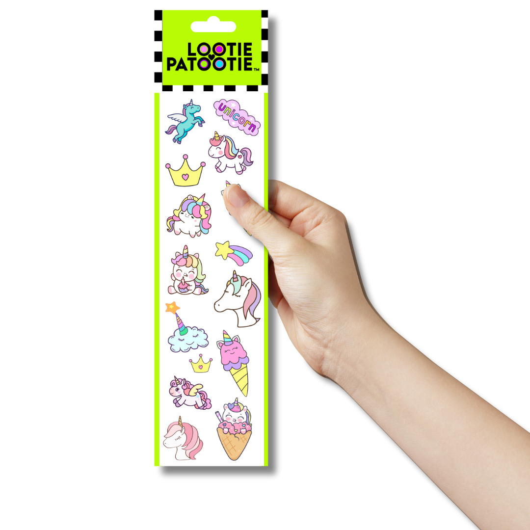 Bande de stickers Licornes