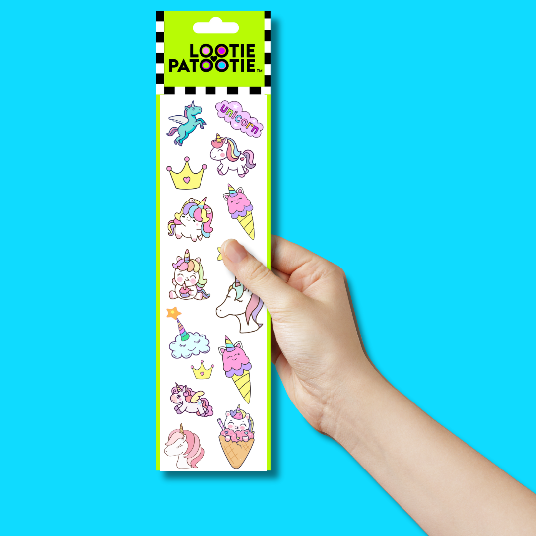 Bande de stickers Licornes
