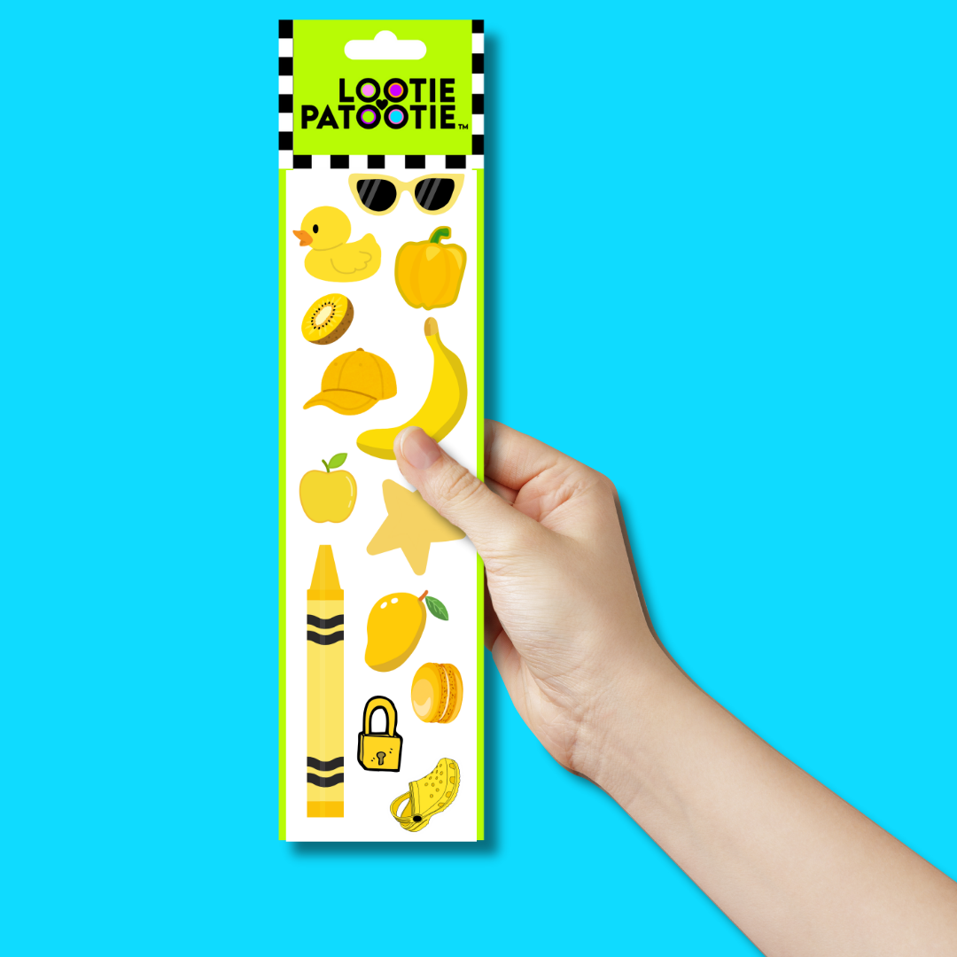 Bande adhésive jaune