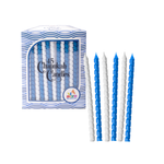 Blue & White Hanukkah Candles