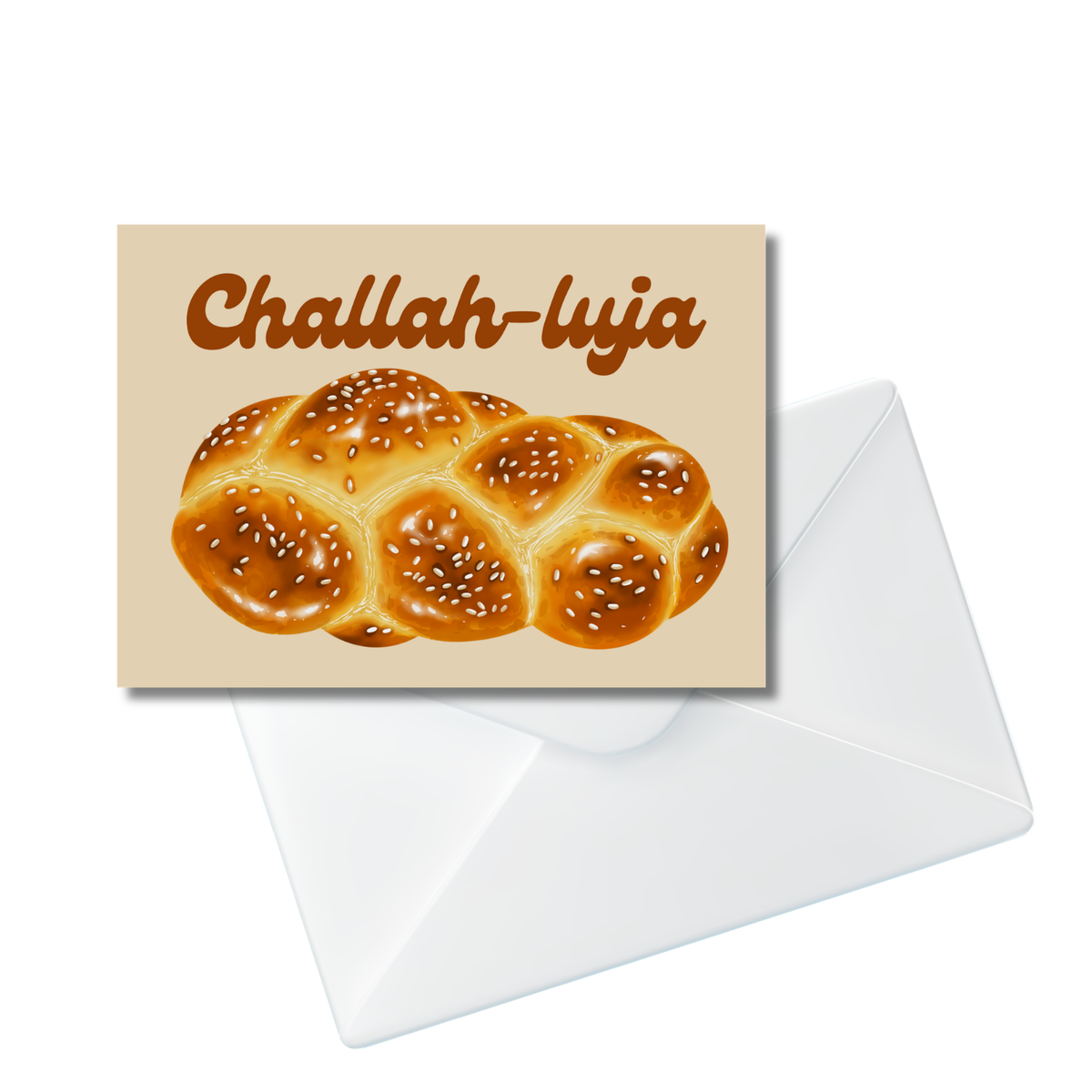Challah-luja Notecard