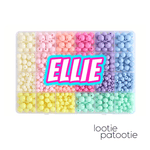 Perles en silicone couleur bonbon