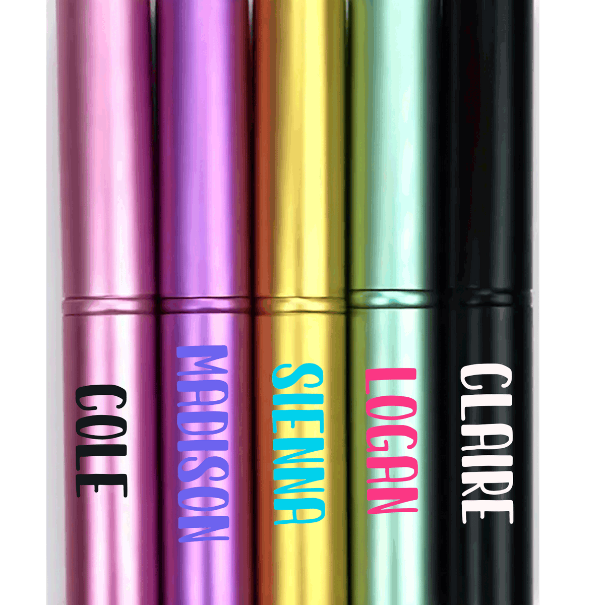 Tubes de pinceaux de maquillage personnalisés