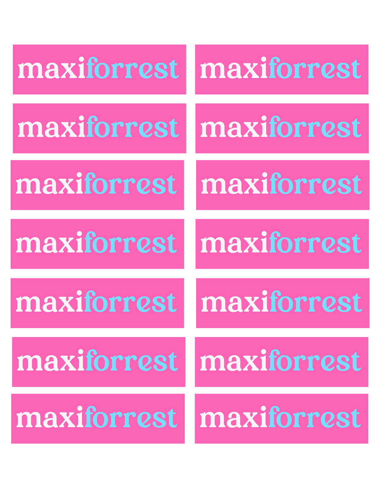 Autocollants d'étiquette nominative à blocs de couleurs