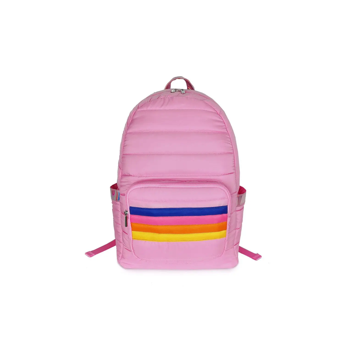 Retro Puffer Backpack Pink
