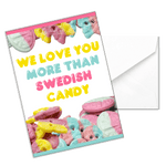 Carte cadeau Plus que des bonbons suédois