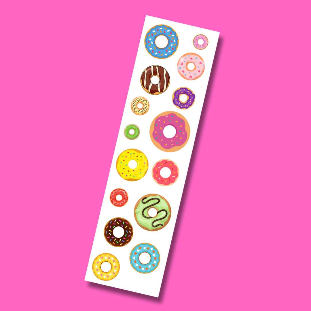 Donut Sticker Strip