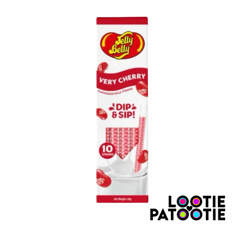 Jelly Belly Straws Very Cherry