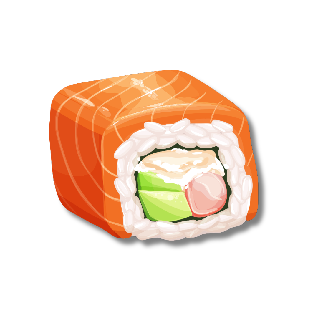 California Roll Sticker