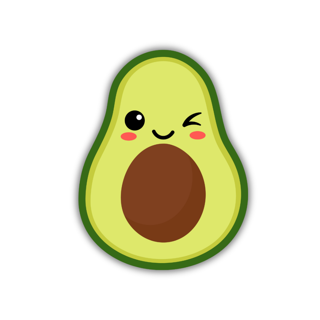 Avocado Sticker
