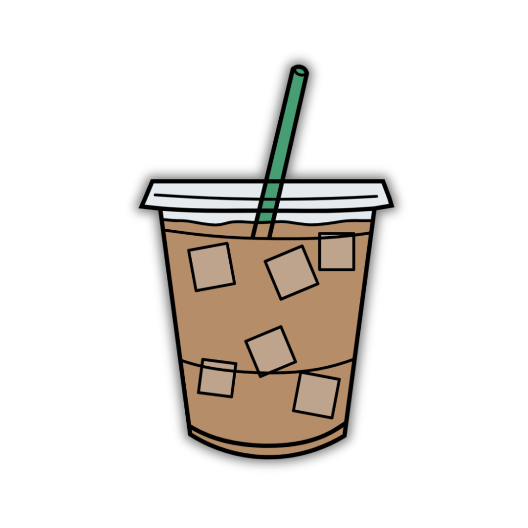 Iced Coffee Sticker